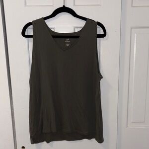 J. Jill Women's Olive Green Tank Top
